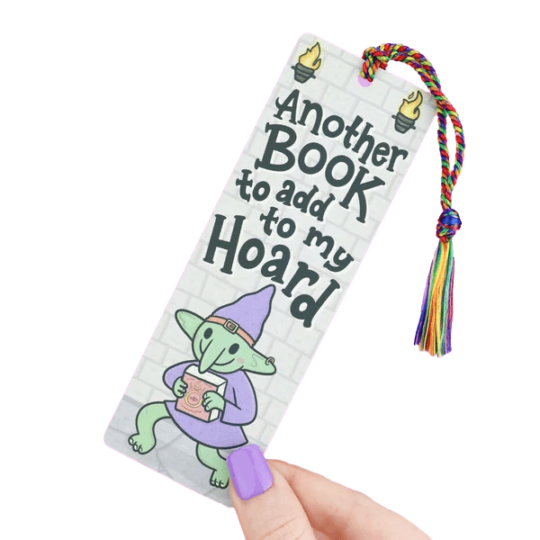 Book Hoarder Goblin Bookmark - Stationary - Hello From Portland