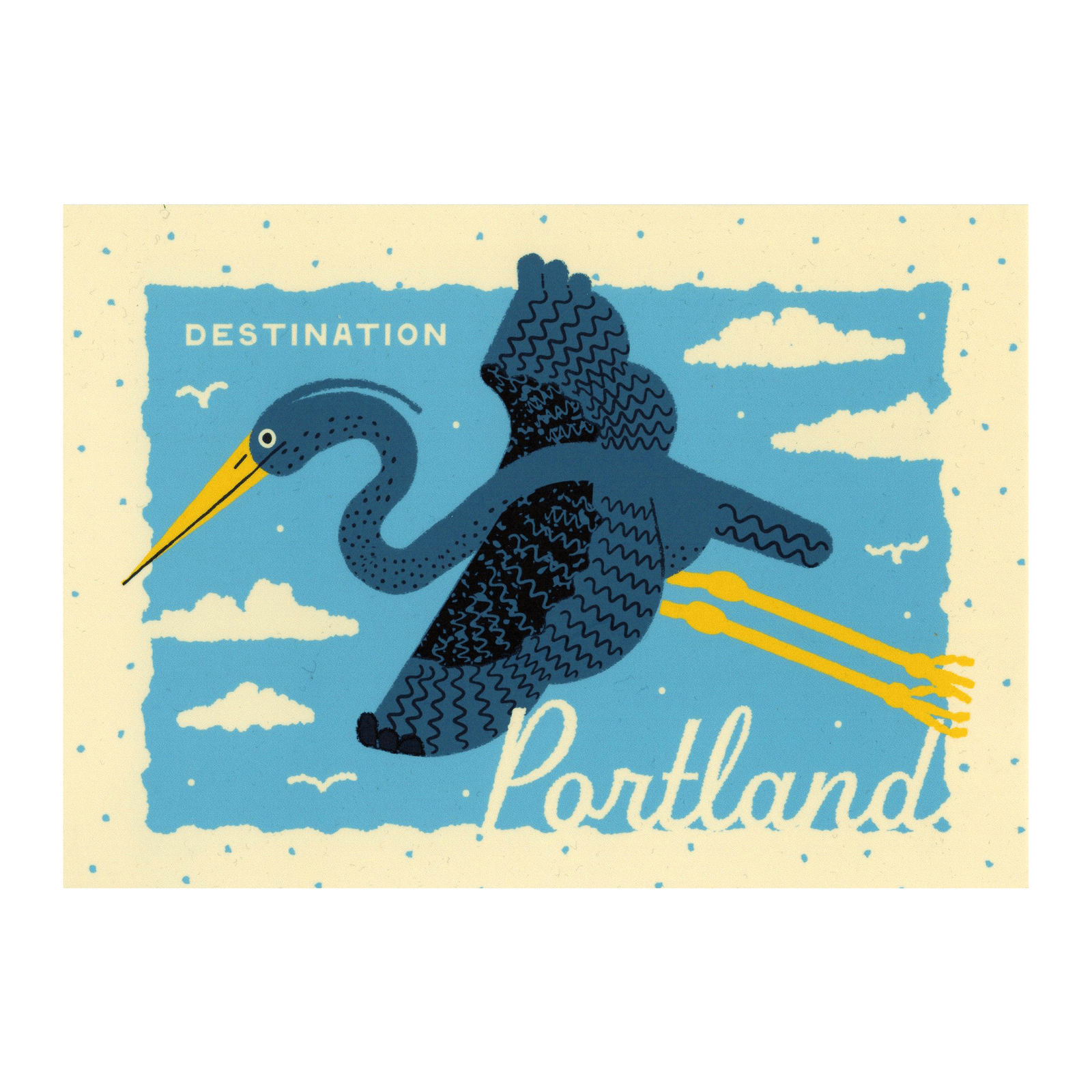 Destination Portland Postcard - Postcards - Hello From Portland