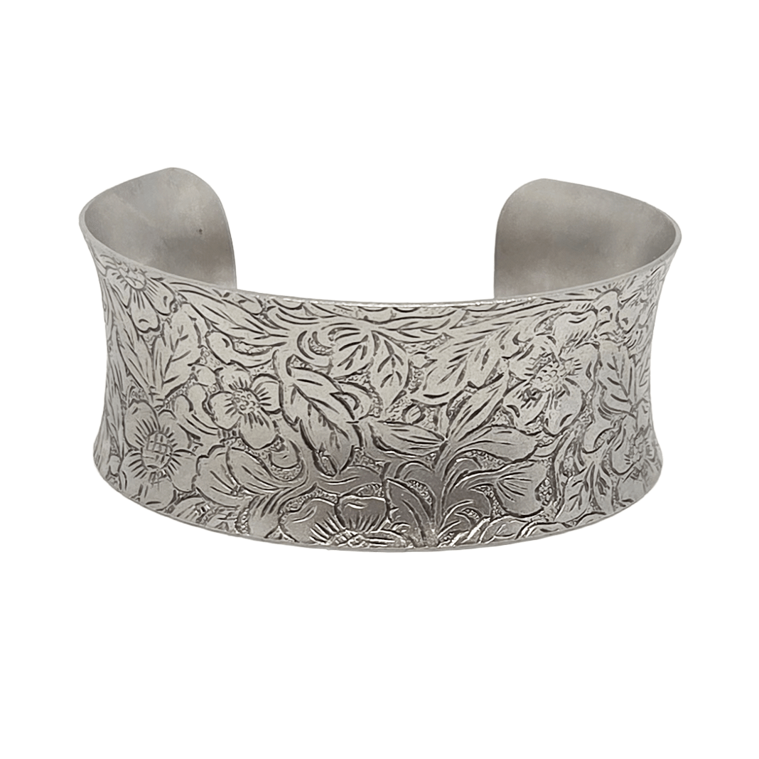Floral Metal Cuffs - Jewelry - Hello From Portland