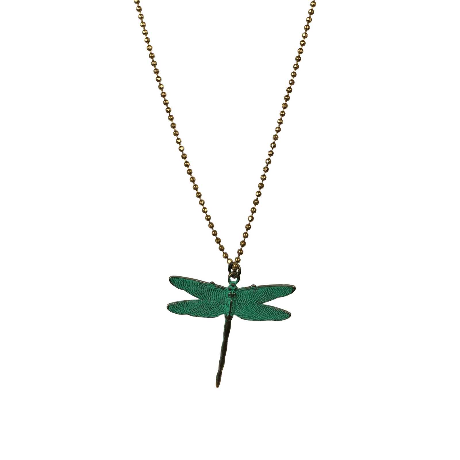 Patina Dragonfly Necklace - Jewelry - Hello From Portland