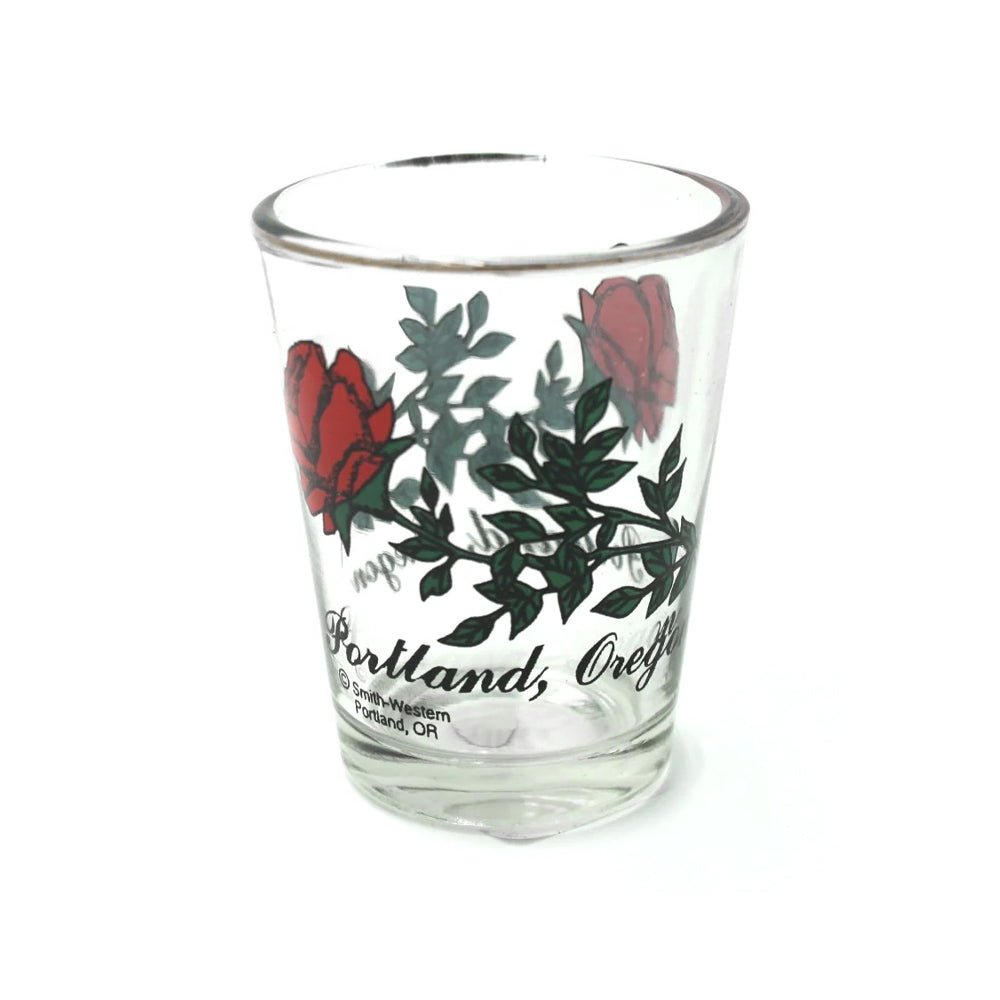 Clear Rose Shot Glass - Drinkware - Hello From Portland