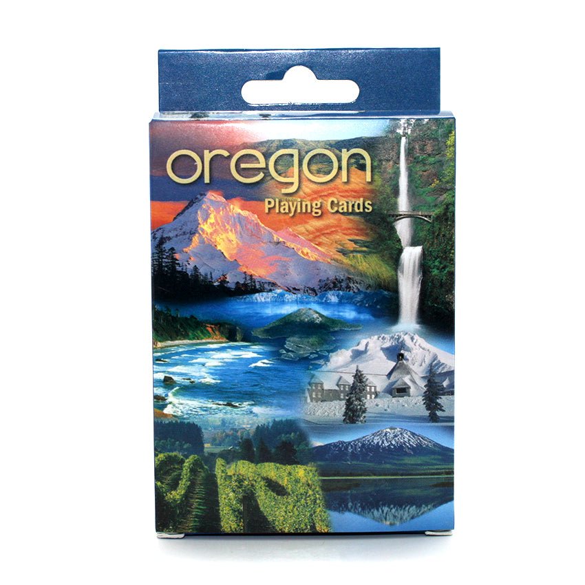 Mountain Collage Playing Cards - Gifts - Hello From Portland