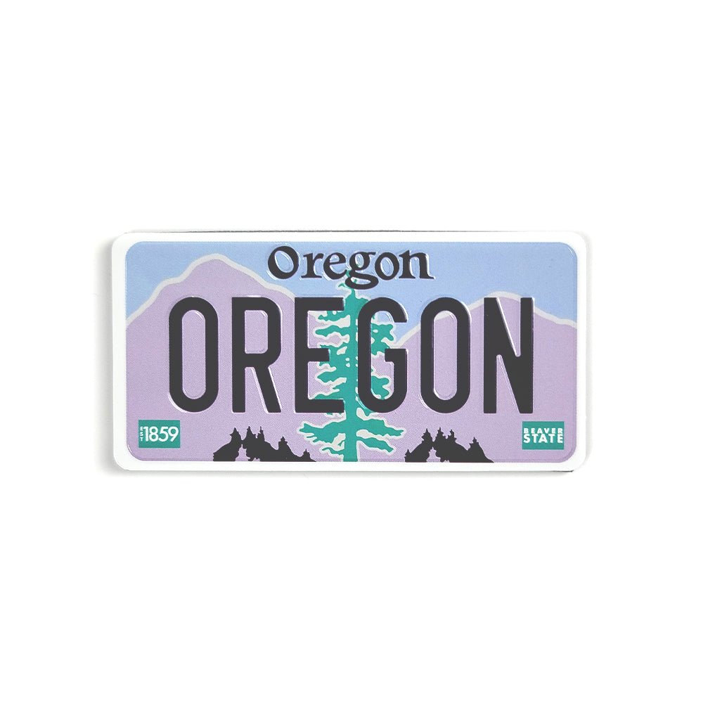 Oregon License Plate Magnet - Magnets - Hello From Portland