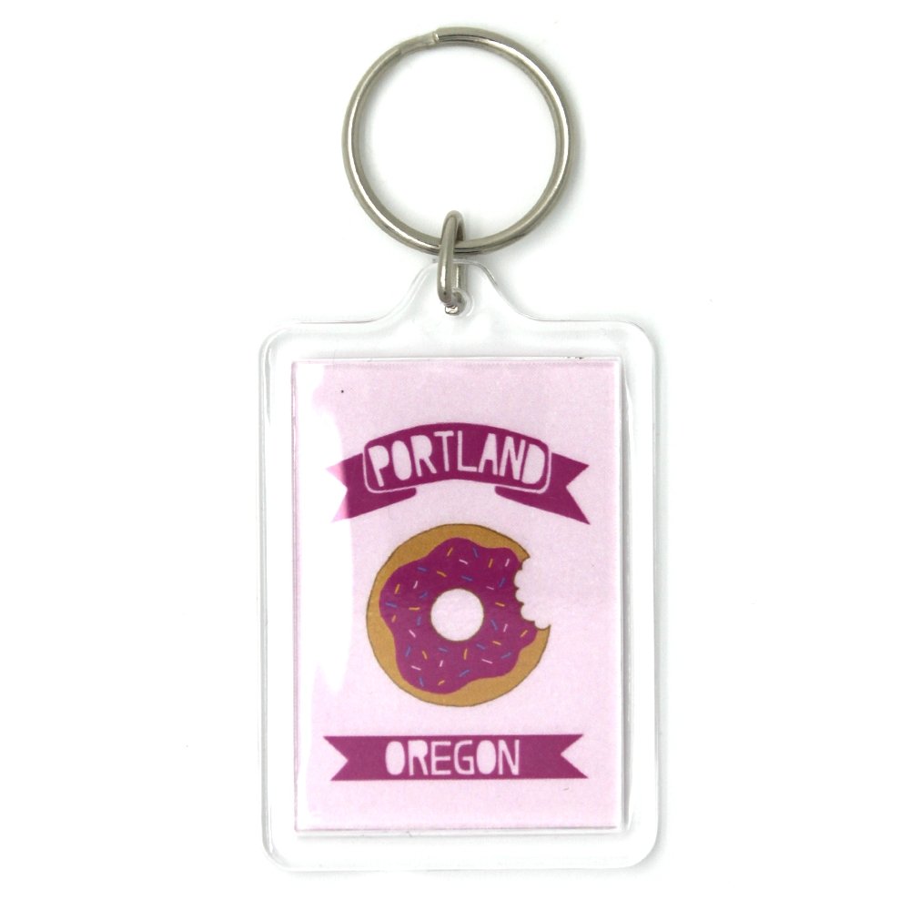 Portland Donut Keychain - Keychain - Hello From Portland