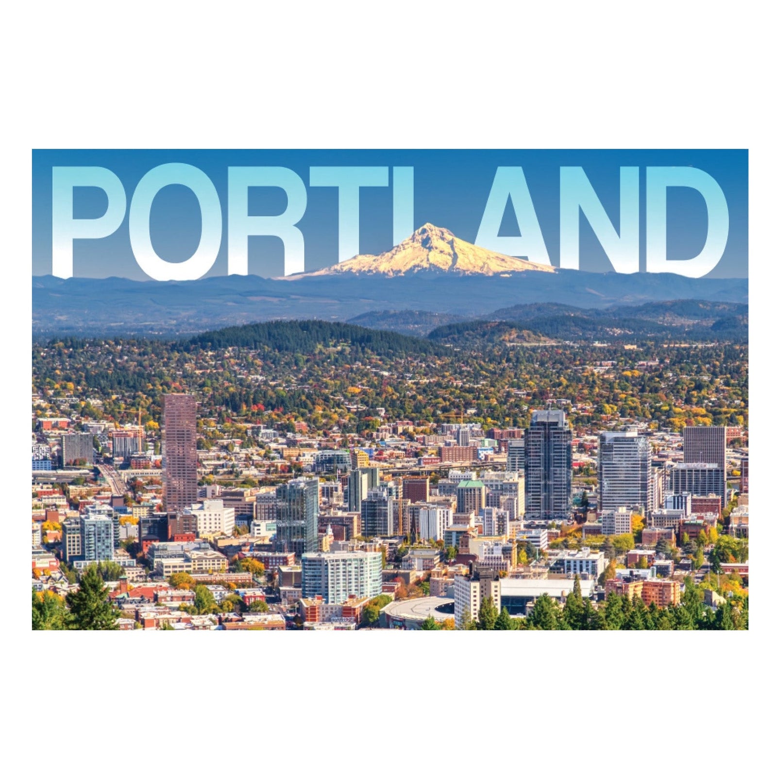 Portland From Above Postcard - Postcards - Hello From Portland