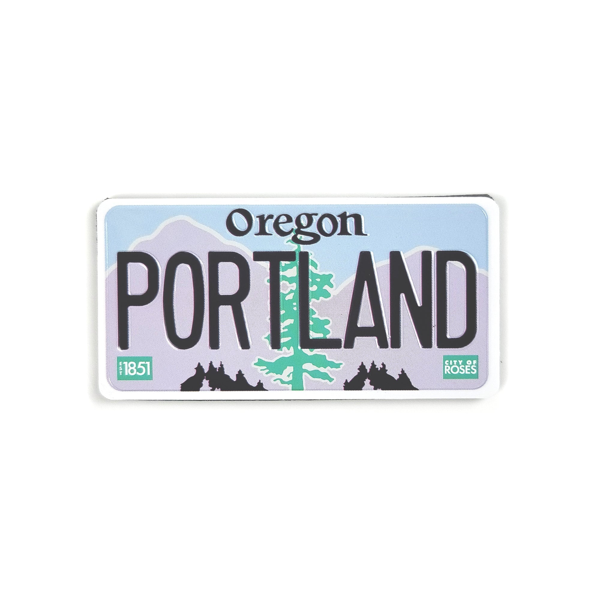 Portland License Plate Magnet - Magnets - Hello From Portland