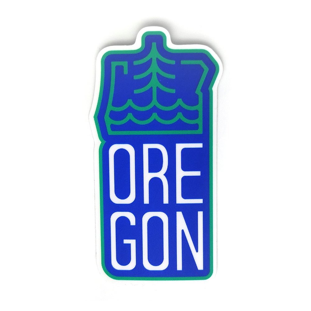 Simply Oregon Vert Sticker - Stickers - Hello From Portland