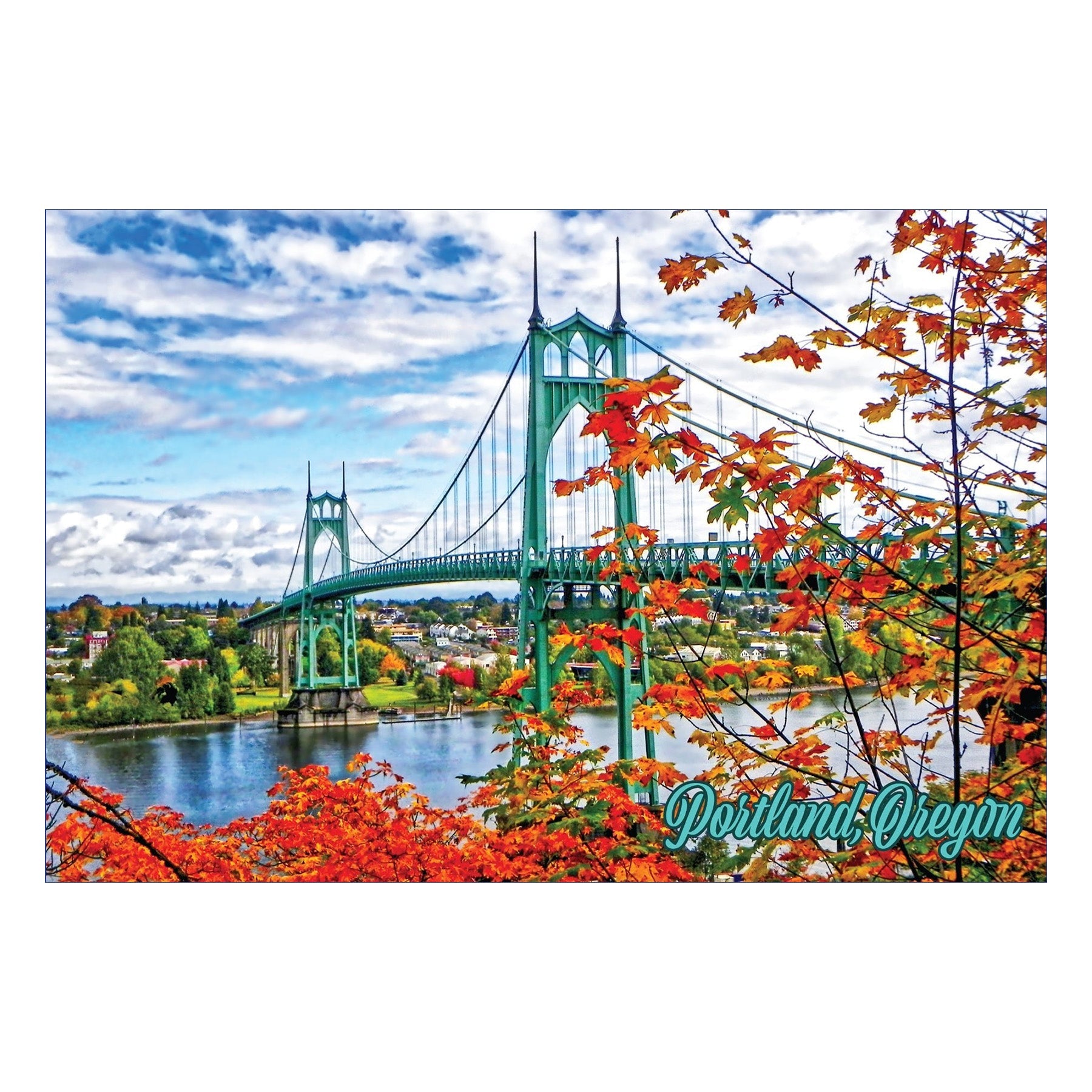 St. Johns Bridge Postcard - Postcards - Hello From Portland