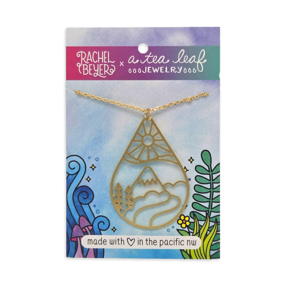 Sun Mountain Gold Necklace