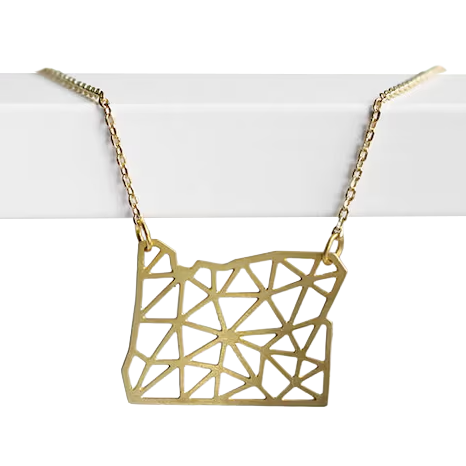 Geometric Oregon Necklace