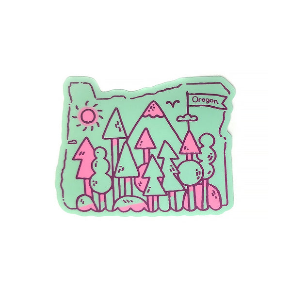 Oregon Outpost Sticker | Portland Oregon Souvenirs & Gifts - Hello From ...