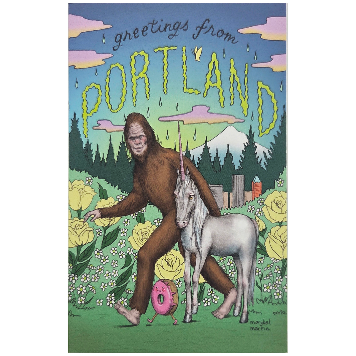 Marybel Greetings from Portland! Postcard