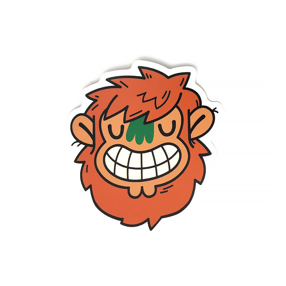 Sassy The Sasquatch Head Sticker