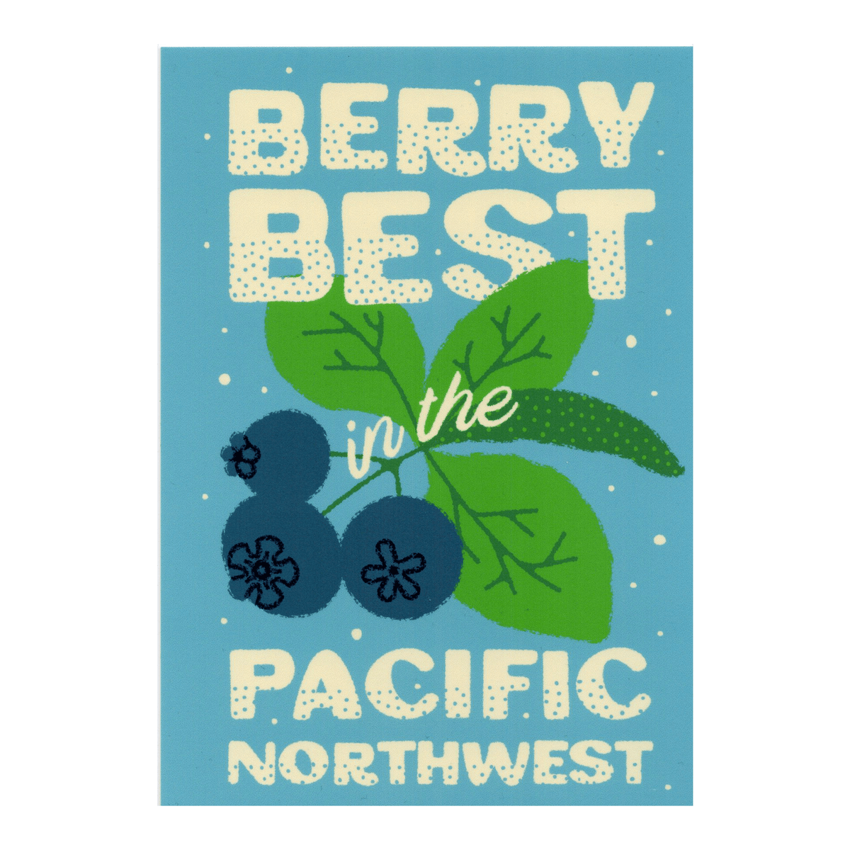 Berry Best in the PNW Postcard - Postcards - Hello From Portland