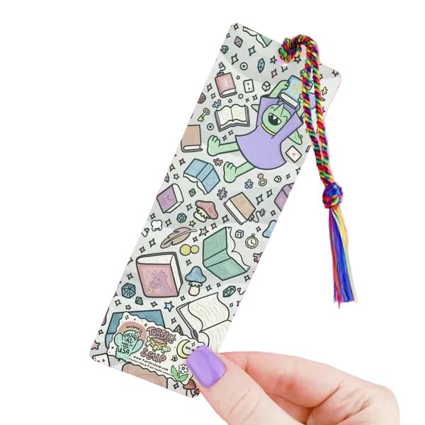 Book Hoarder Goblin Bookmark - Stationary - Hello From Portland