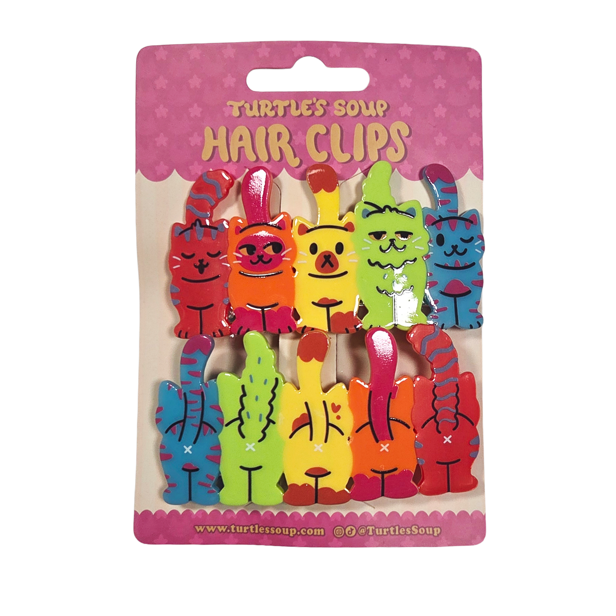 Cat Butts Hair Clip Set - Beauty - Hello From Portland