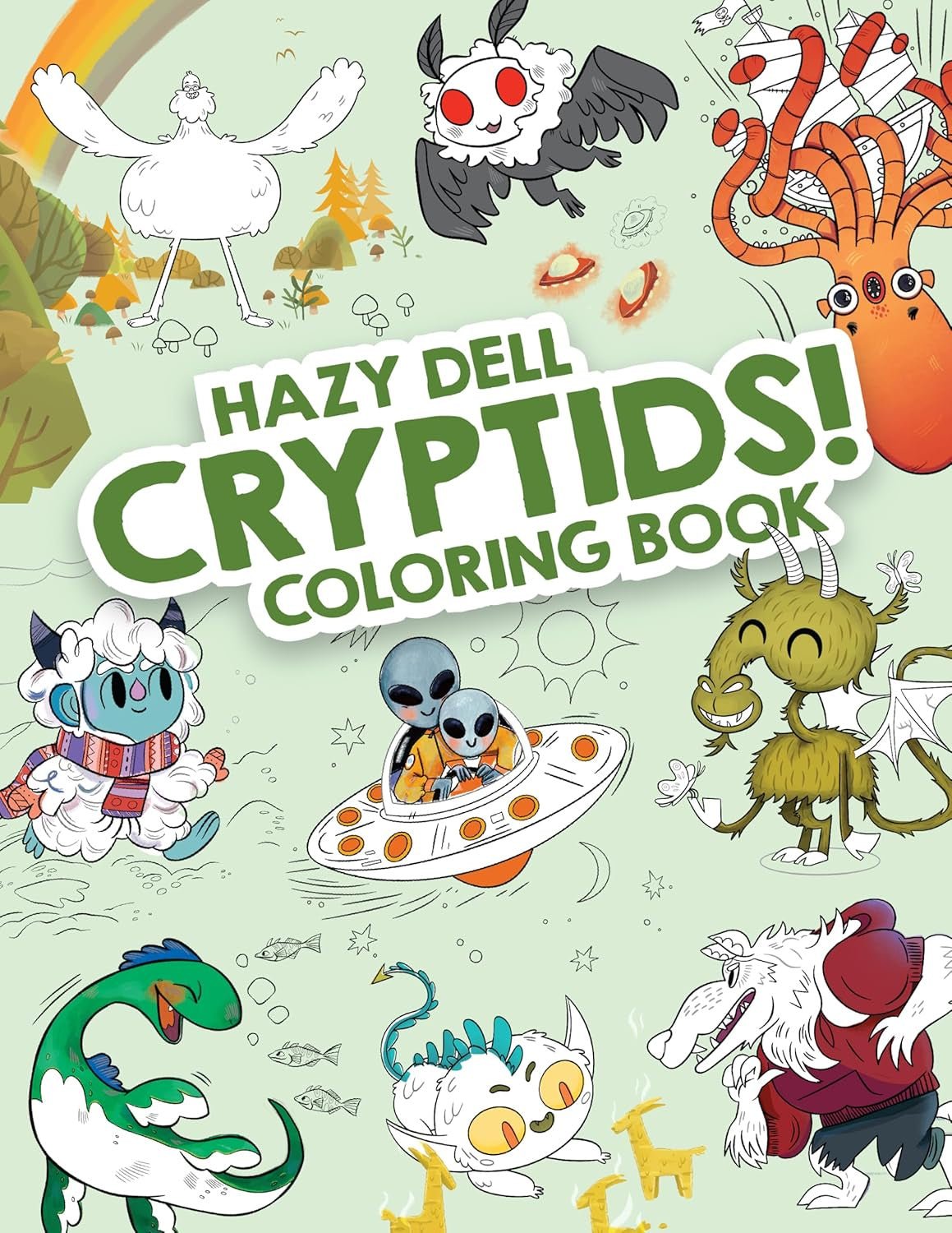Cryptids! Coloring Book - Kids Books - Hello From Portland