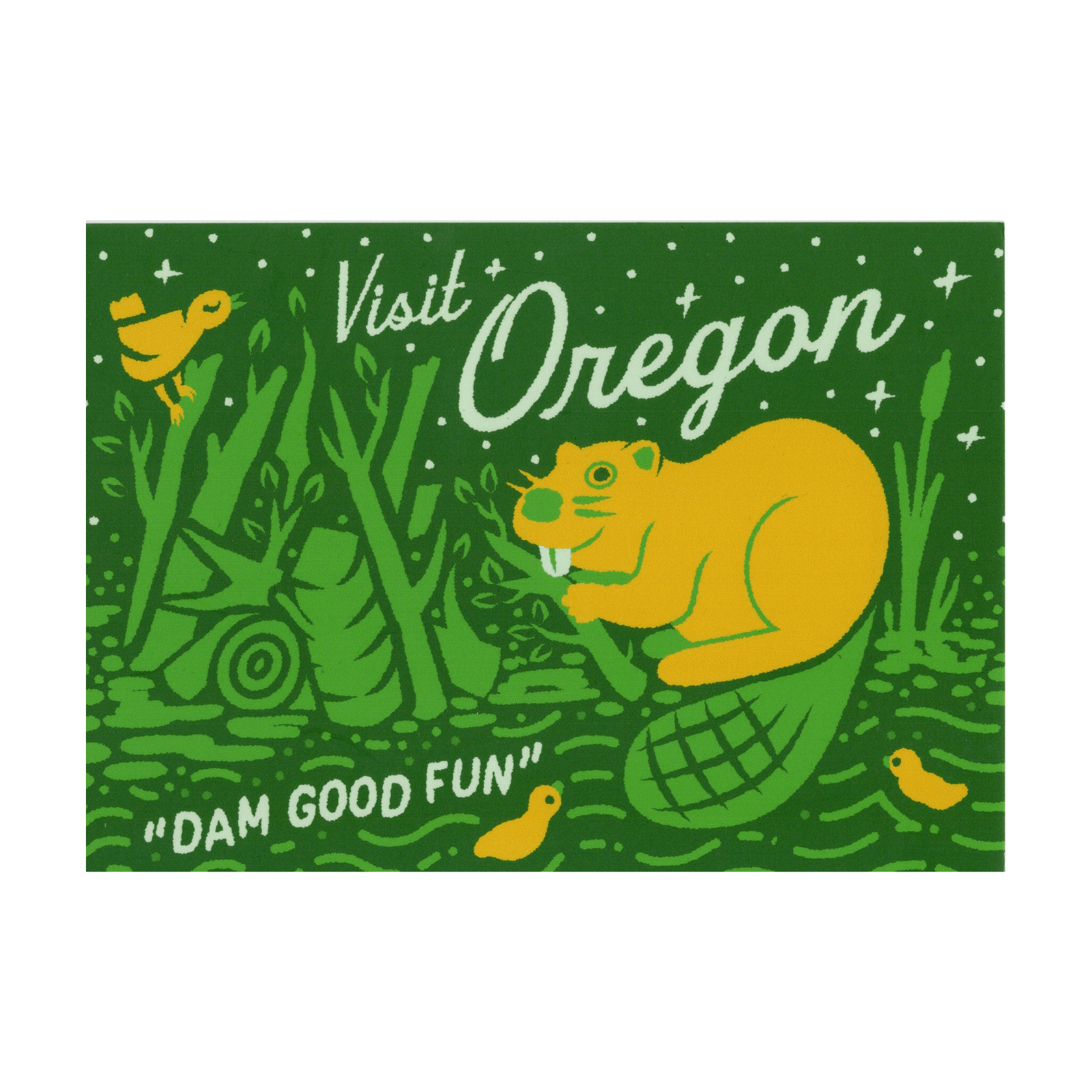 Dam Good Fun Postcard - Postcards - Hello From Portland