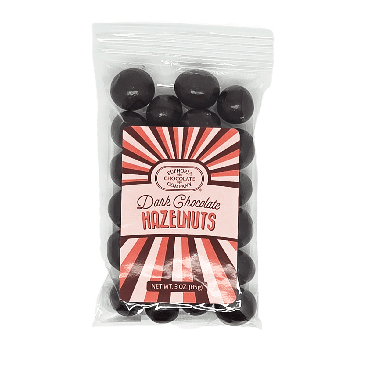 Dark Chocolate Hazelnuts (3oz) - Edibles - Hello From Portland
