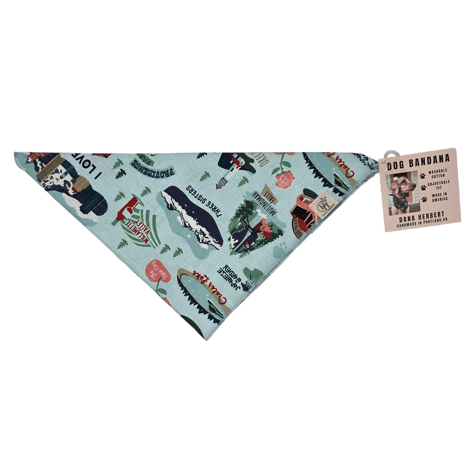 Dog Bandana - Dog Gifts - Hello From Portland