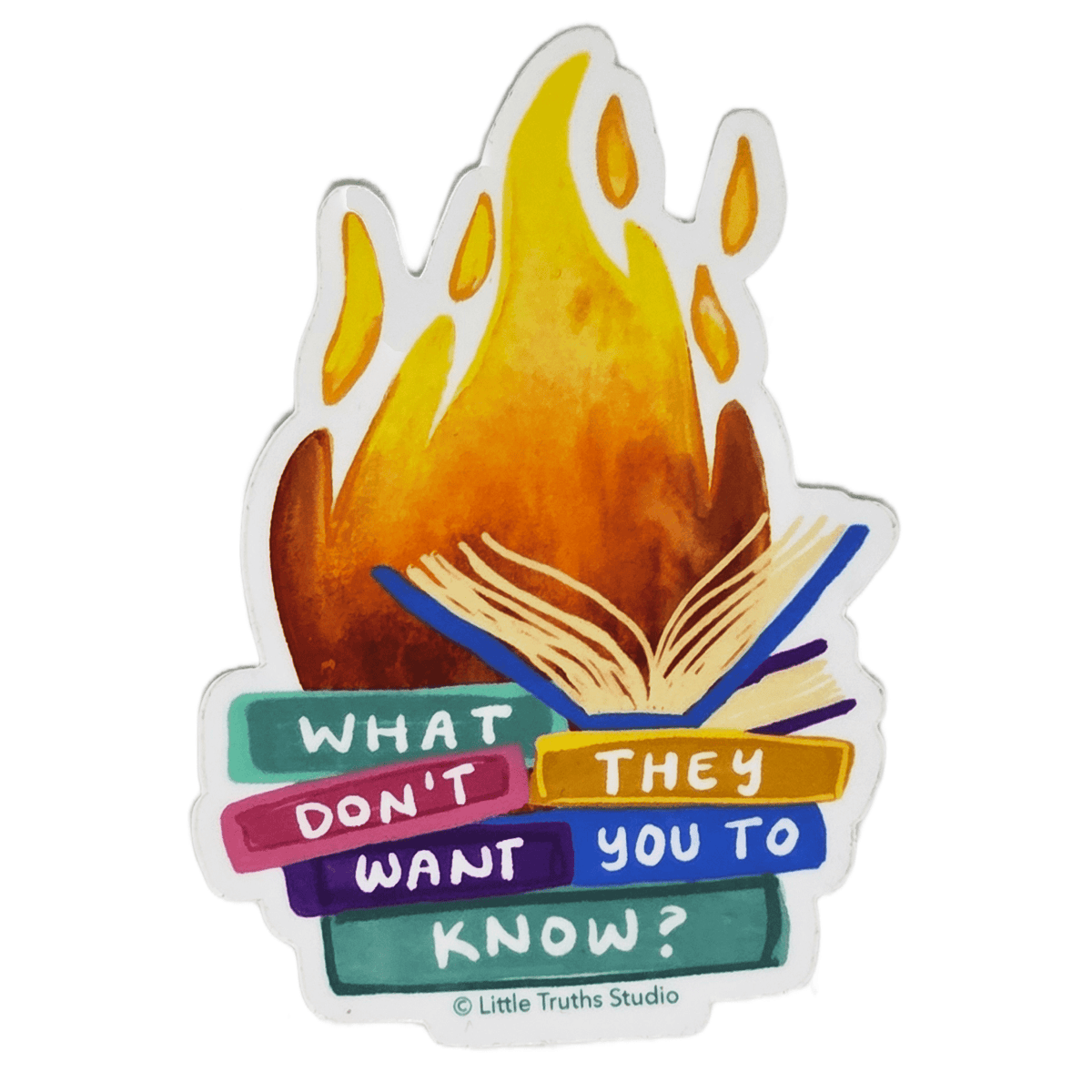 Don&#39;t Want You to Know Sticker - Stickers - Hello From Portland