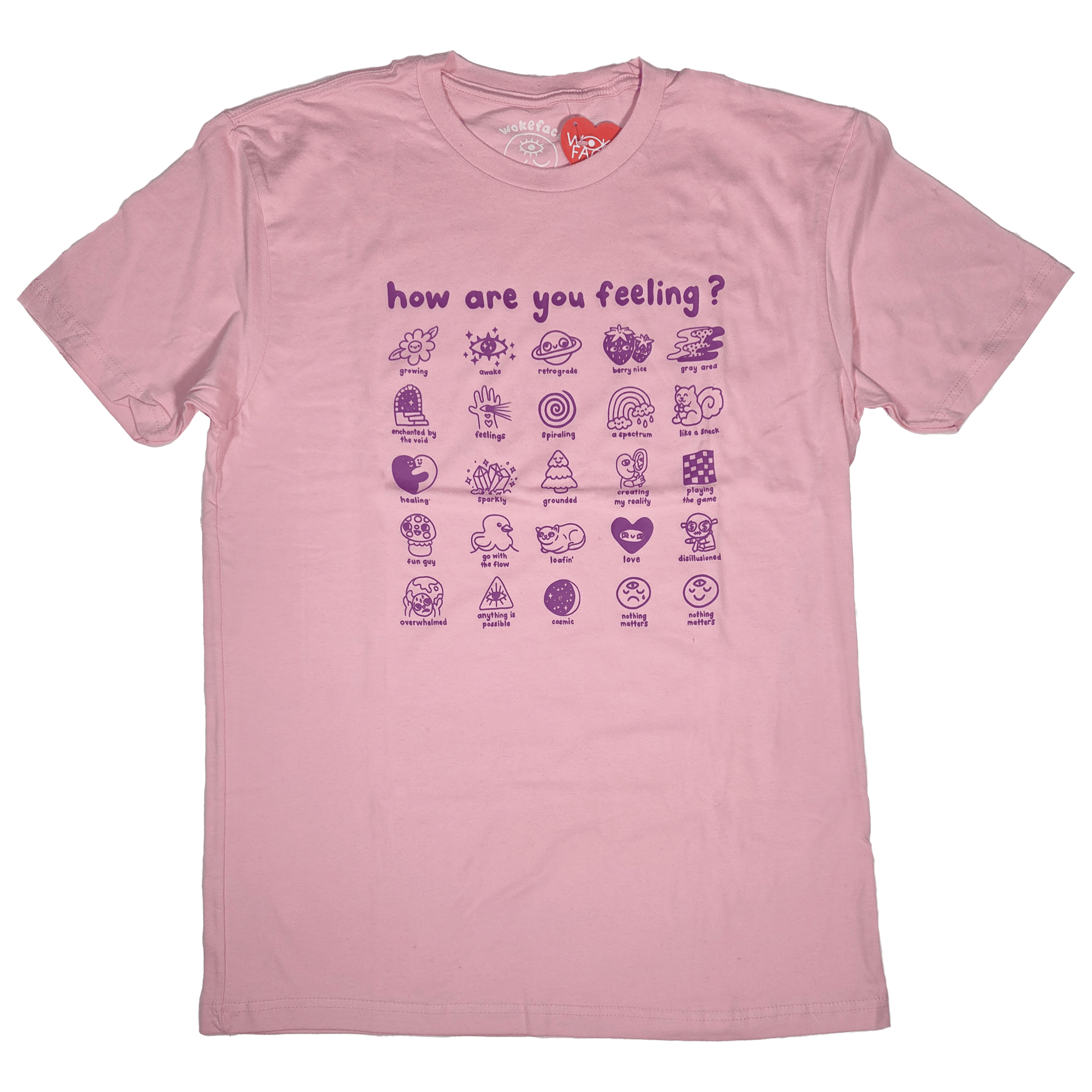 Feelings Chart Tee - Unisex Tees - Hello From Portland