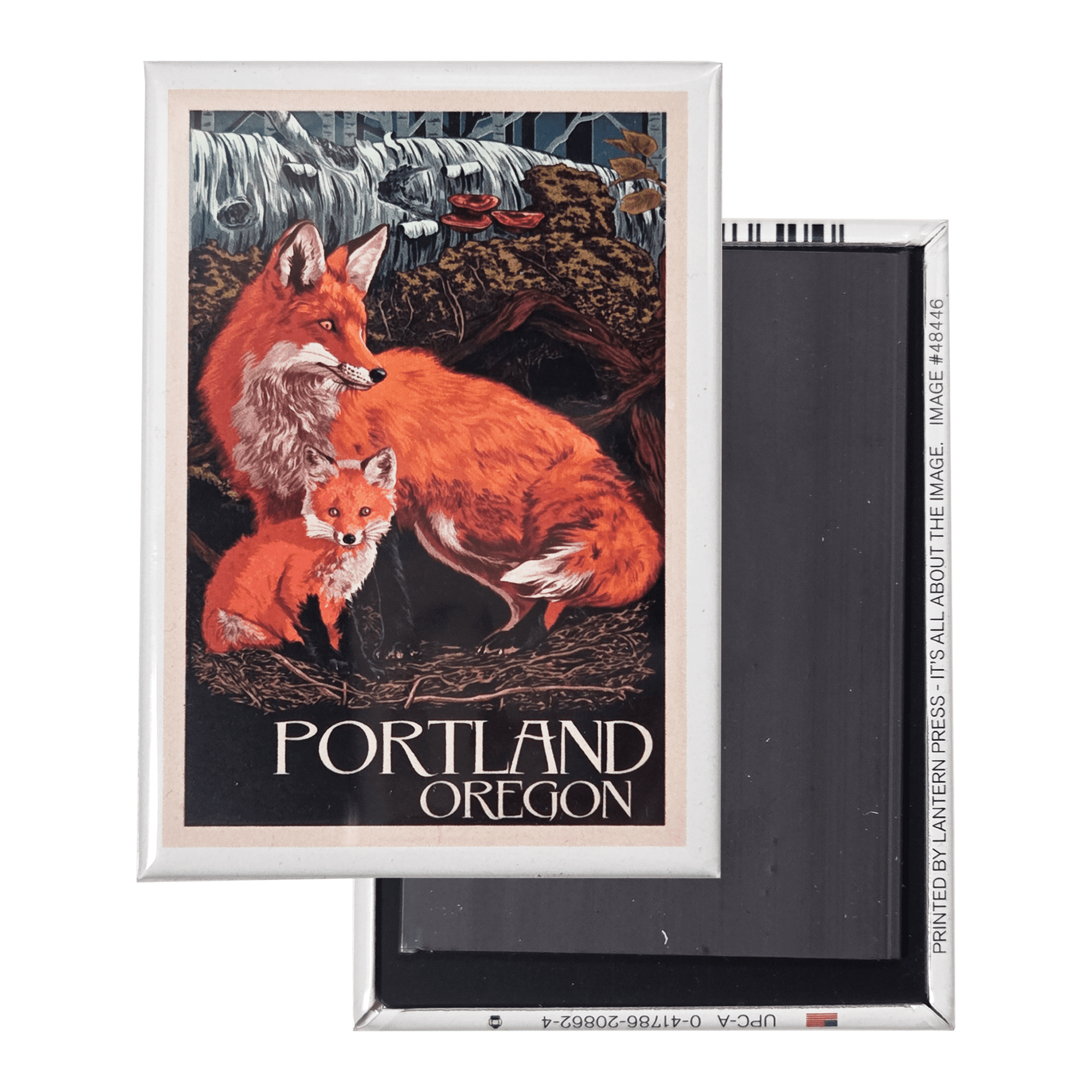 Fox & Kit Magnet - Magnets - Hello From Portland