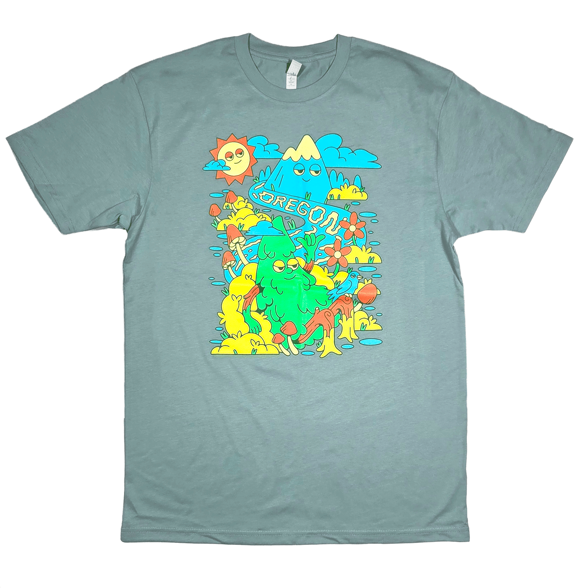 Green Highs Tee | Seafoam - Unisex Tees - Hello From Portland