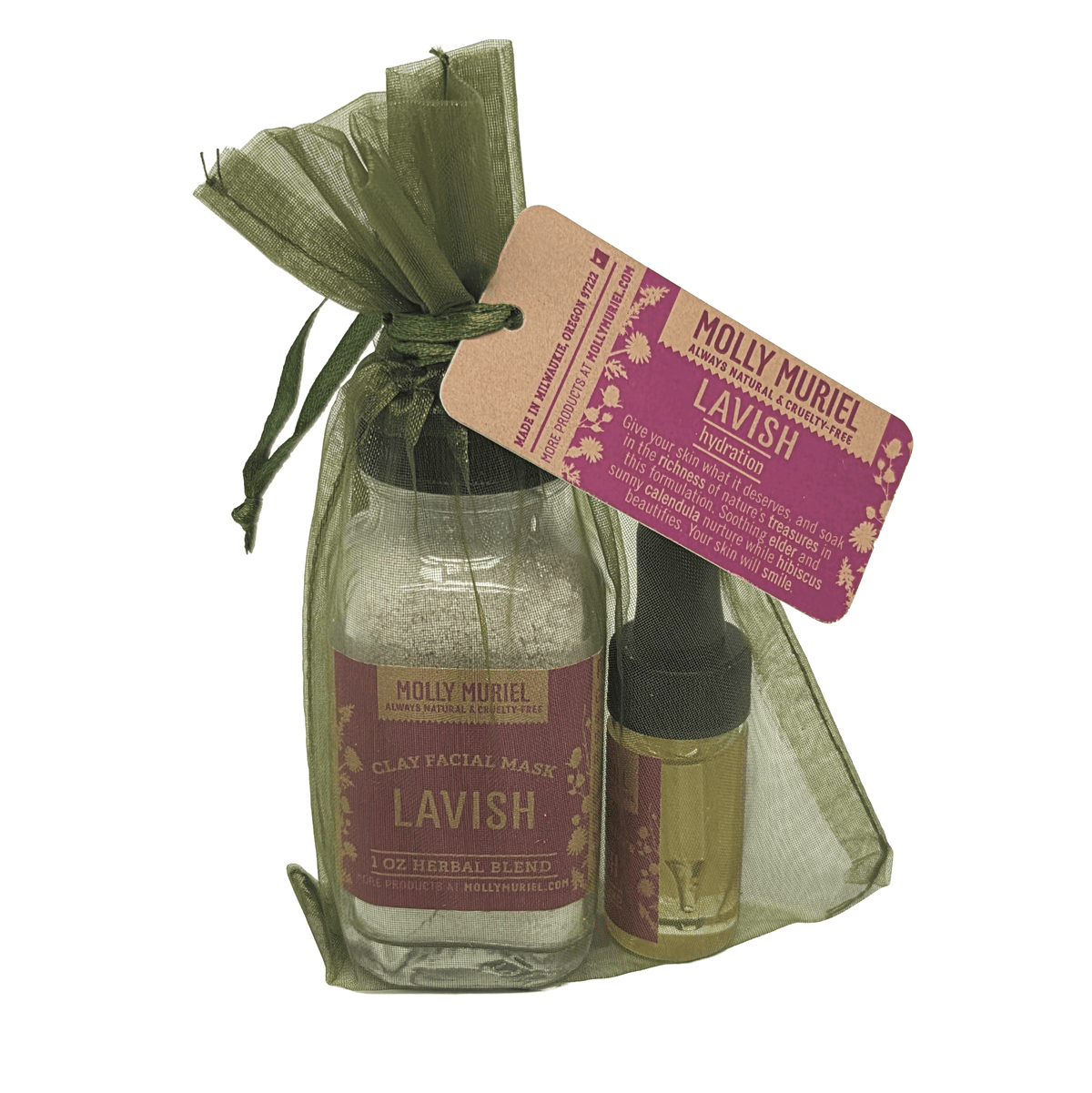 Lavish Kit ( Mask + Moisturizer) 1.25oz - Beauty - Hello From Portland