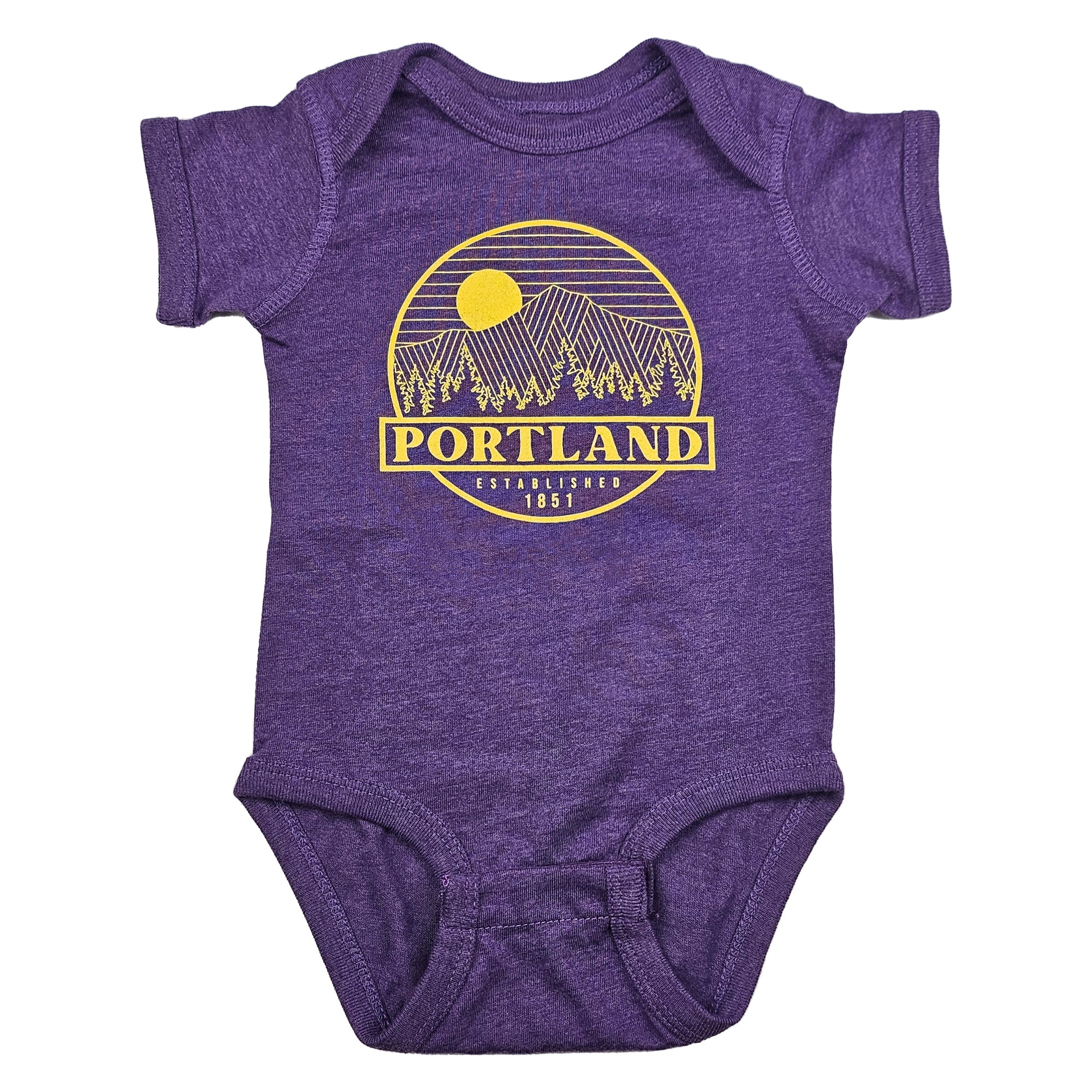 Mountain View Onesie - Baby Onesies - Hello From Portland