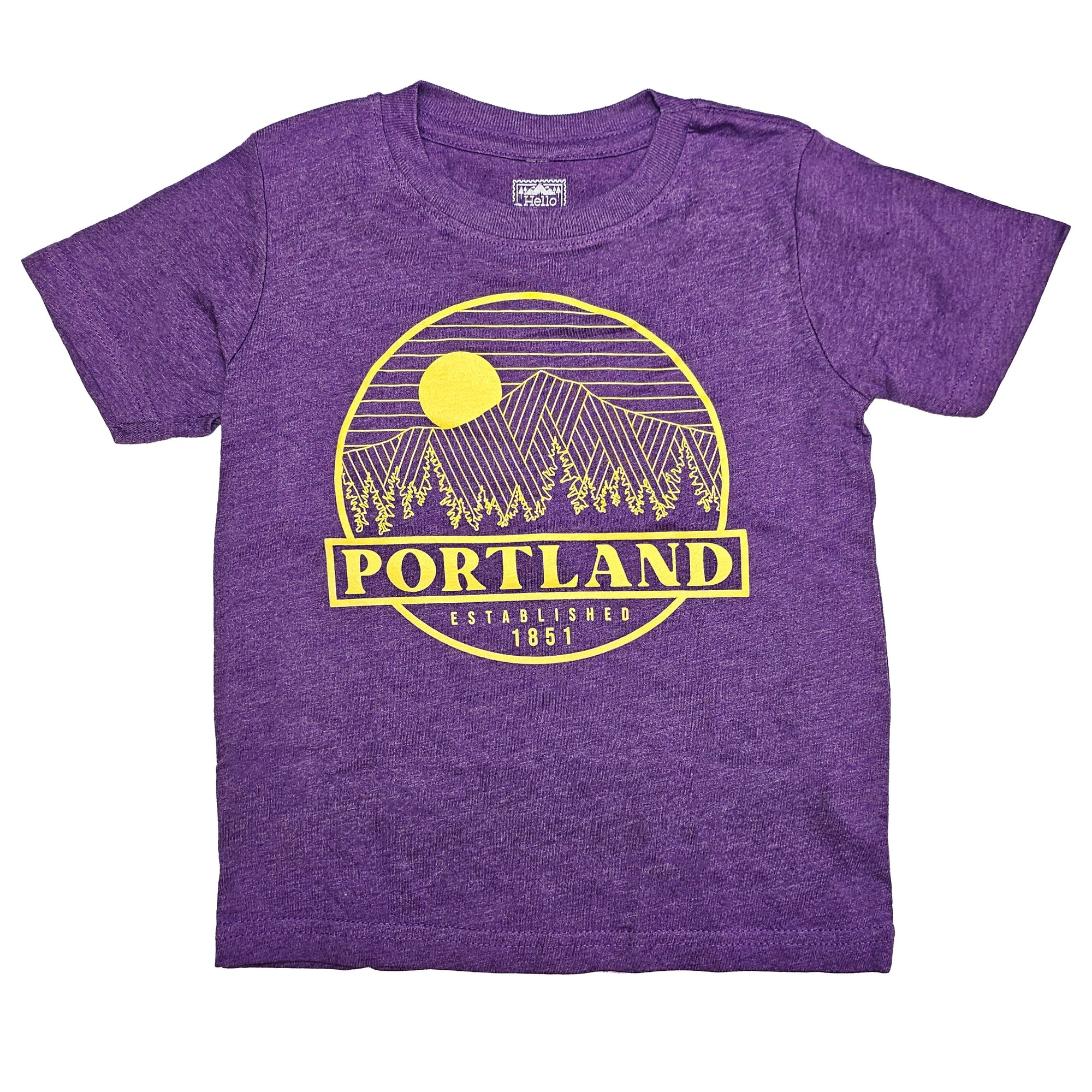 Mountain View Toddler Tee - Toddler Tees - Hello From Portland