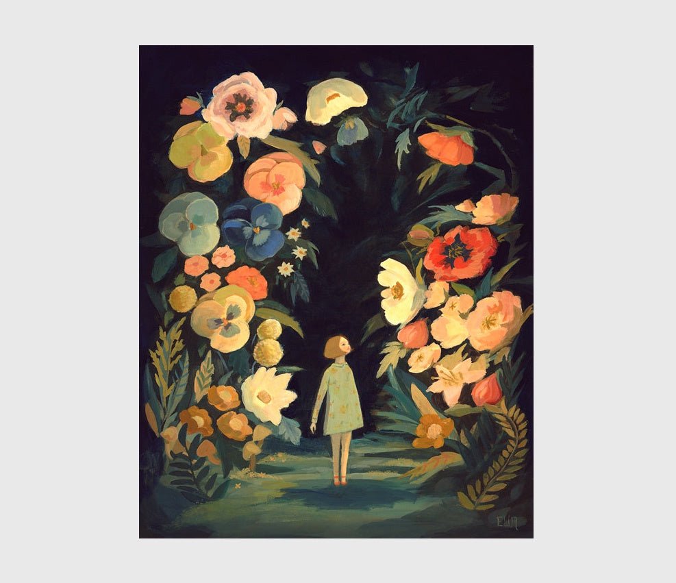 Night Garden Print - Prints - Hello From Portland
