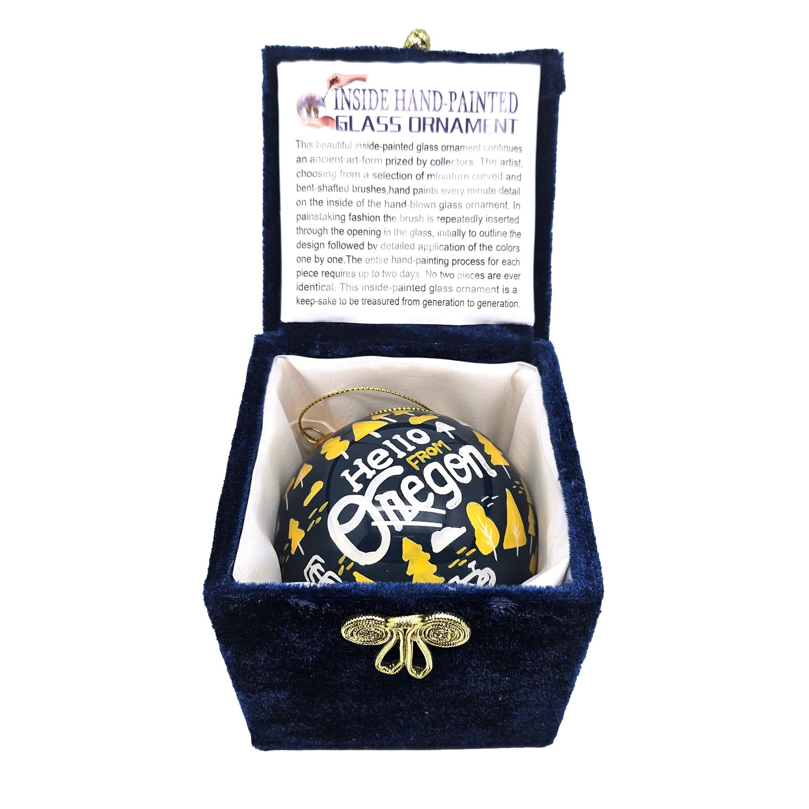 Oregon Burst Hand Painted Ornament - Ornaments - Hello From Portland