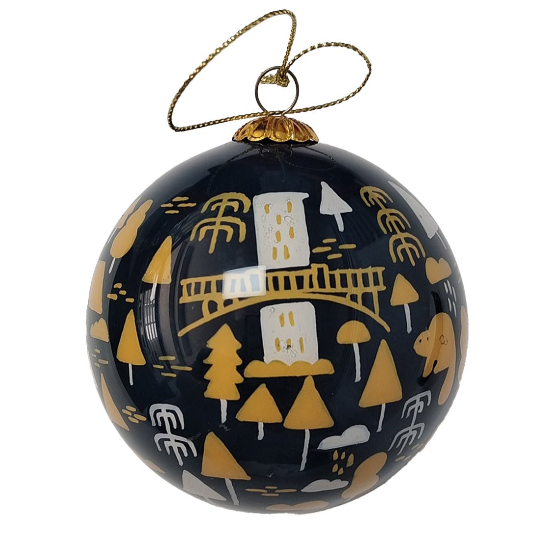 Oregon Burst Hand Painted Ornament - Ornaments - Hello From Portland