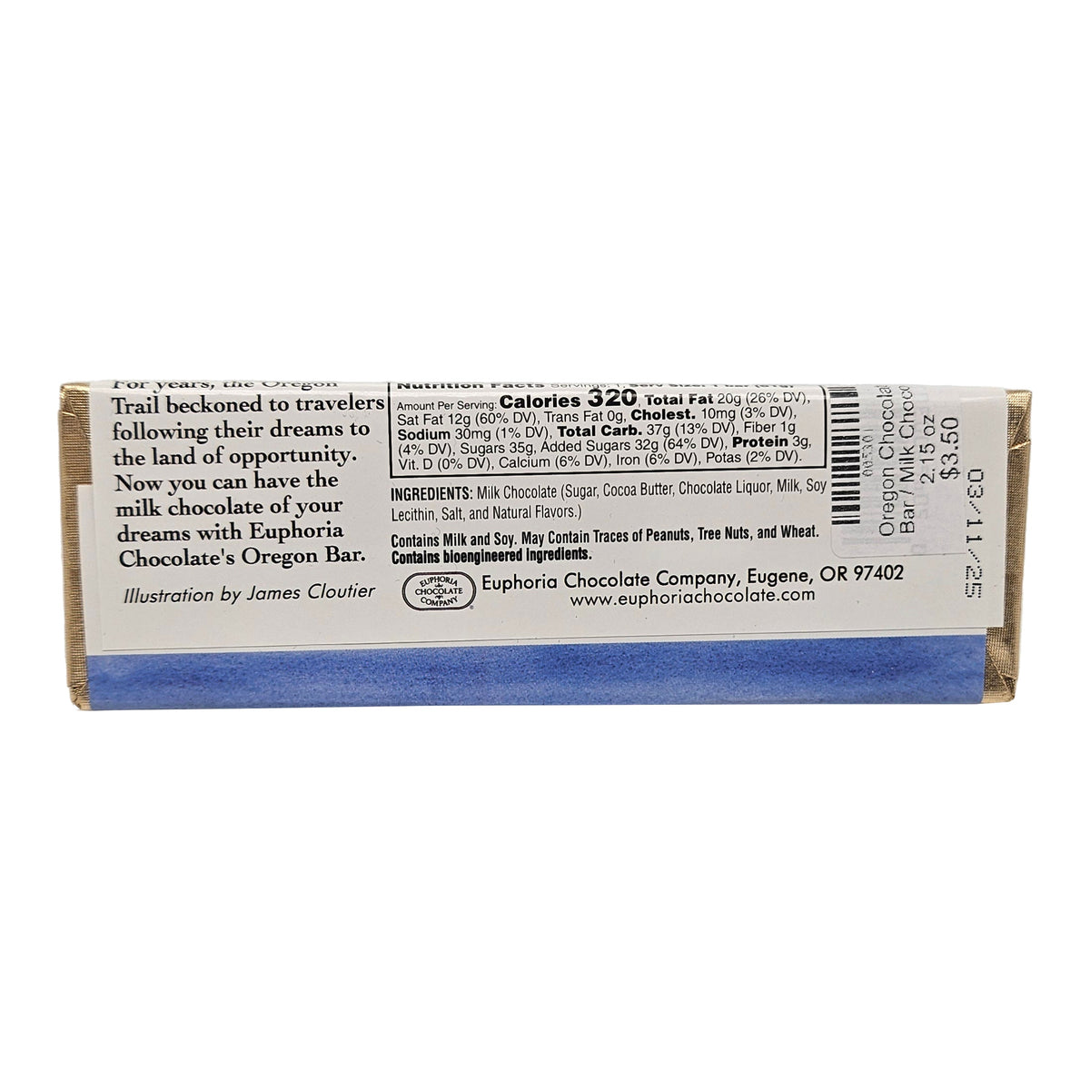 Oregon Coast Caramel Milk Chocolate Bar - Edibles - Hello From Portland