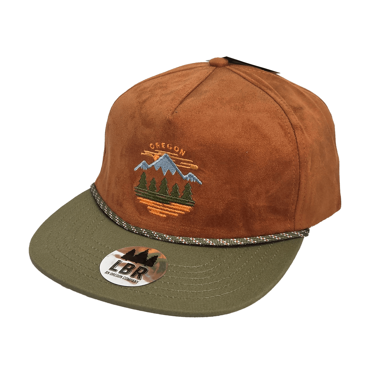 Oregon Fifty Ranges Flat Bill Suede - Hats - Hello From Portland