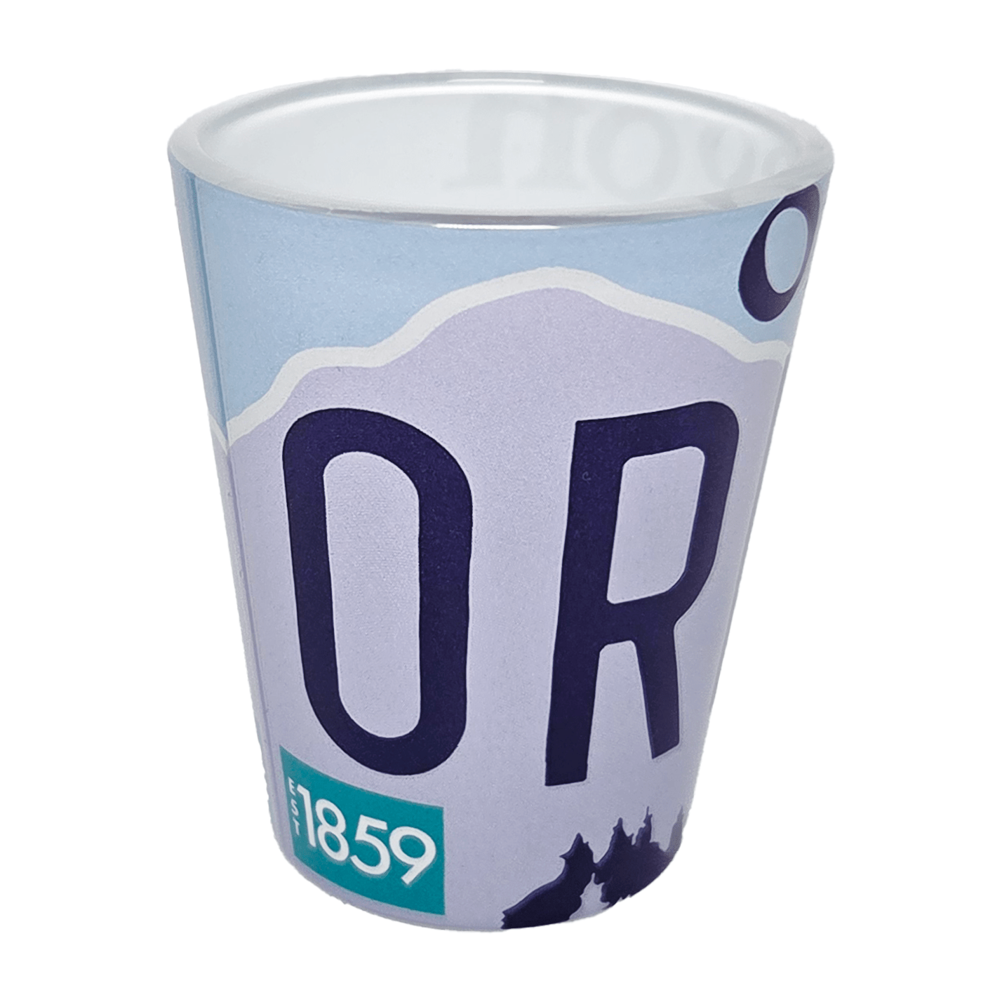 Oregon License Plate Shot Glass - Drinkware - Hello From Portland