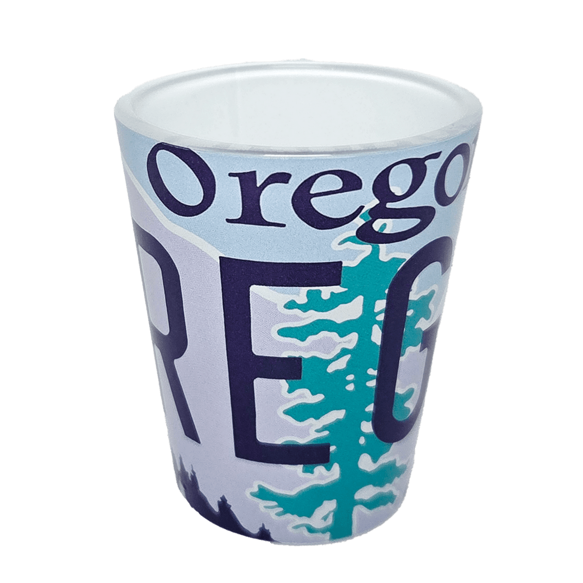 Oregon License Plate Shot Glass - Drinkware - Hello From Portland
