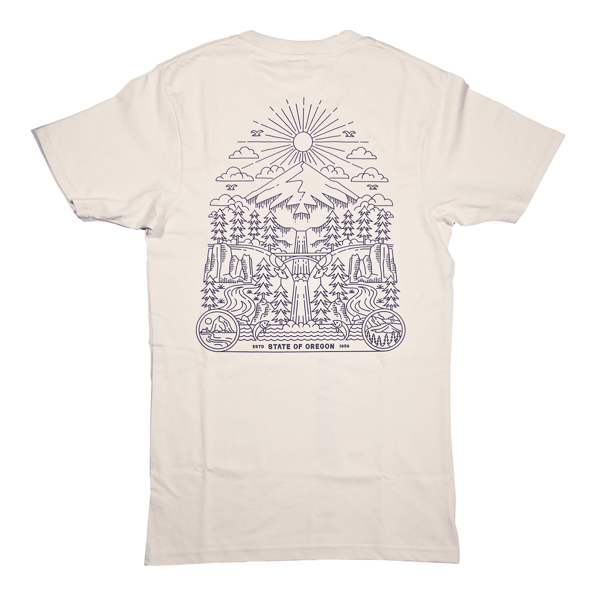 Oregon Outdoors Tee - Unisex Tees - Hello From Portland