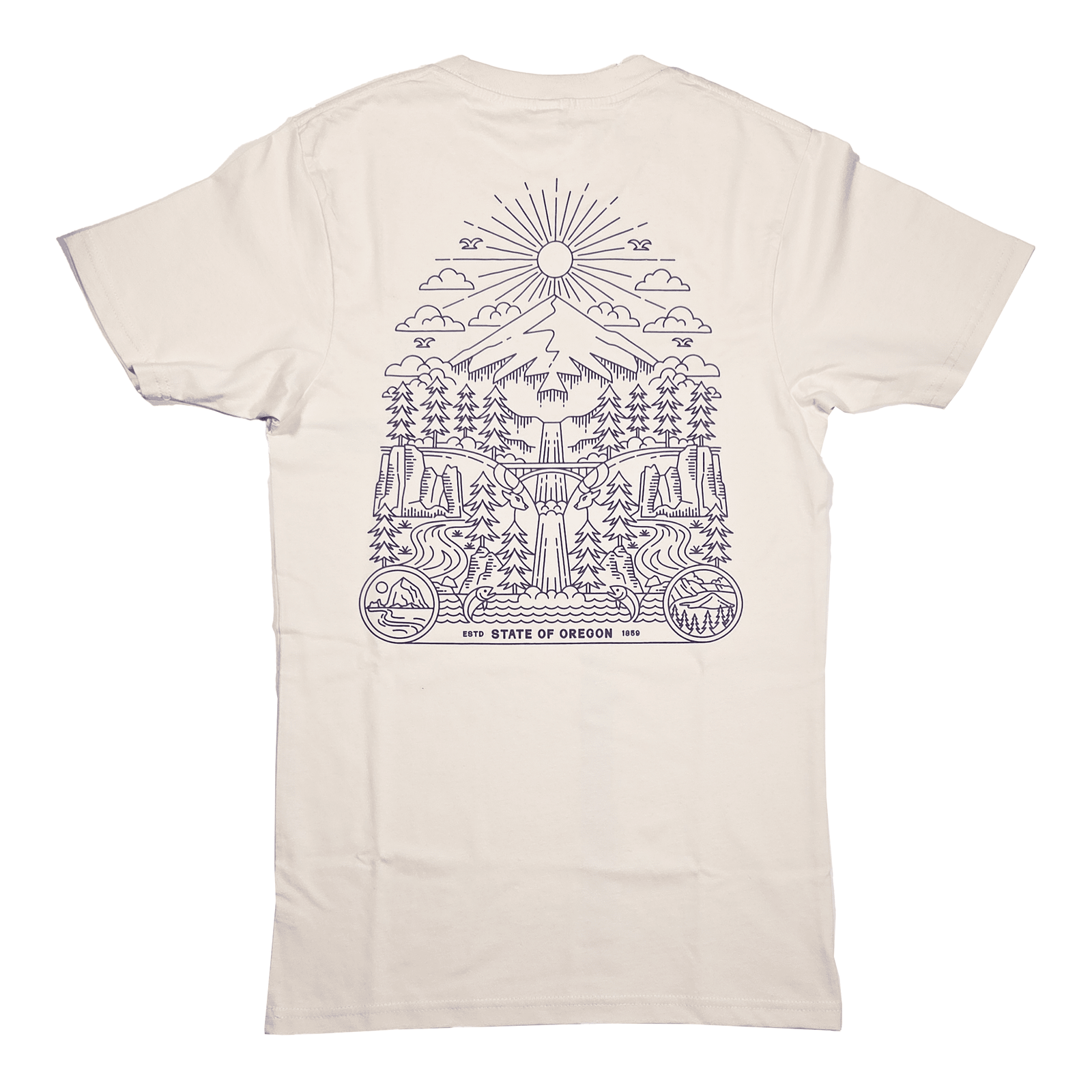 Oregon Outdoors Tee - Unisex Tees - Hello From Portland