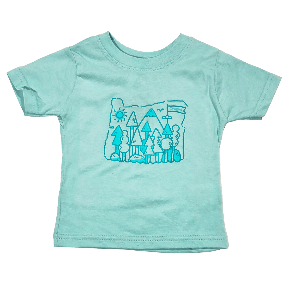 Oregon Outpost Baby Tee - Baby Onesies - Hello From Portland