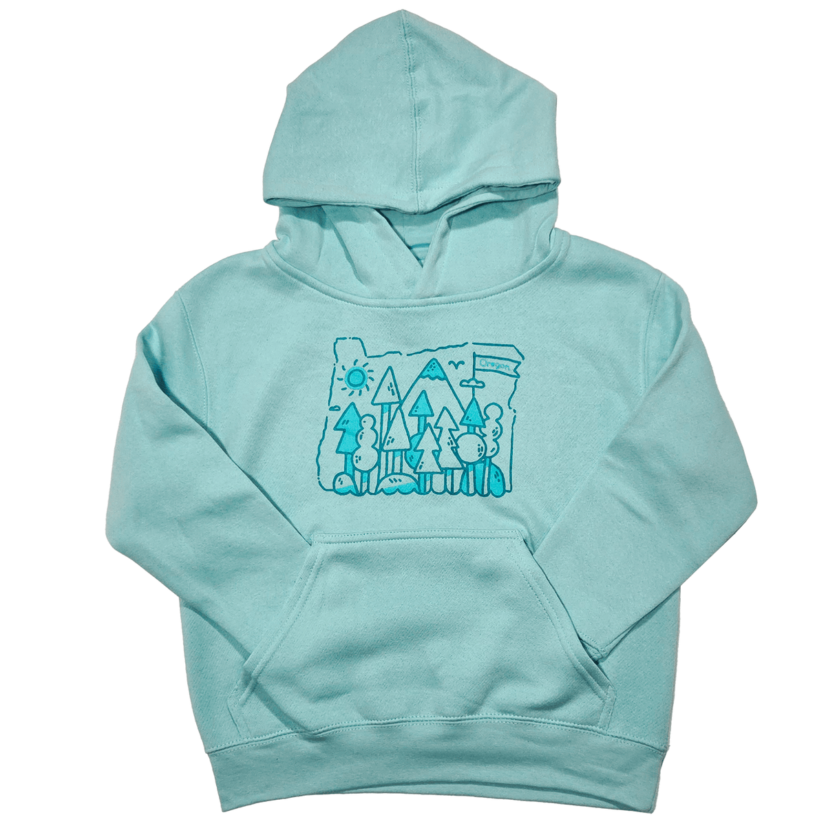 Oregon Outpost Kids Hoodie - Kids Hoodies - Hello From Portland