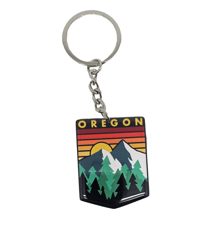 Oregon Vista Keychain - Keychains - Hello From Portland