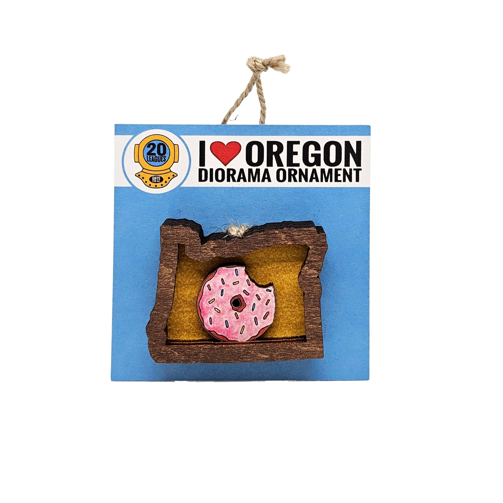 Oregon Wood Ornament - Ornaments - Hello From Portland