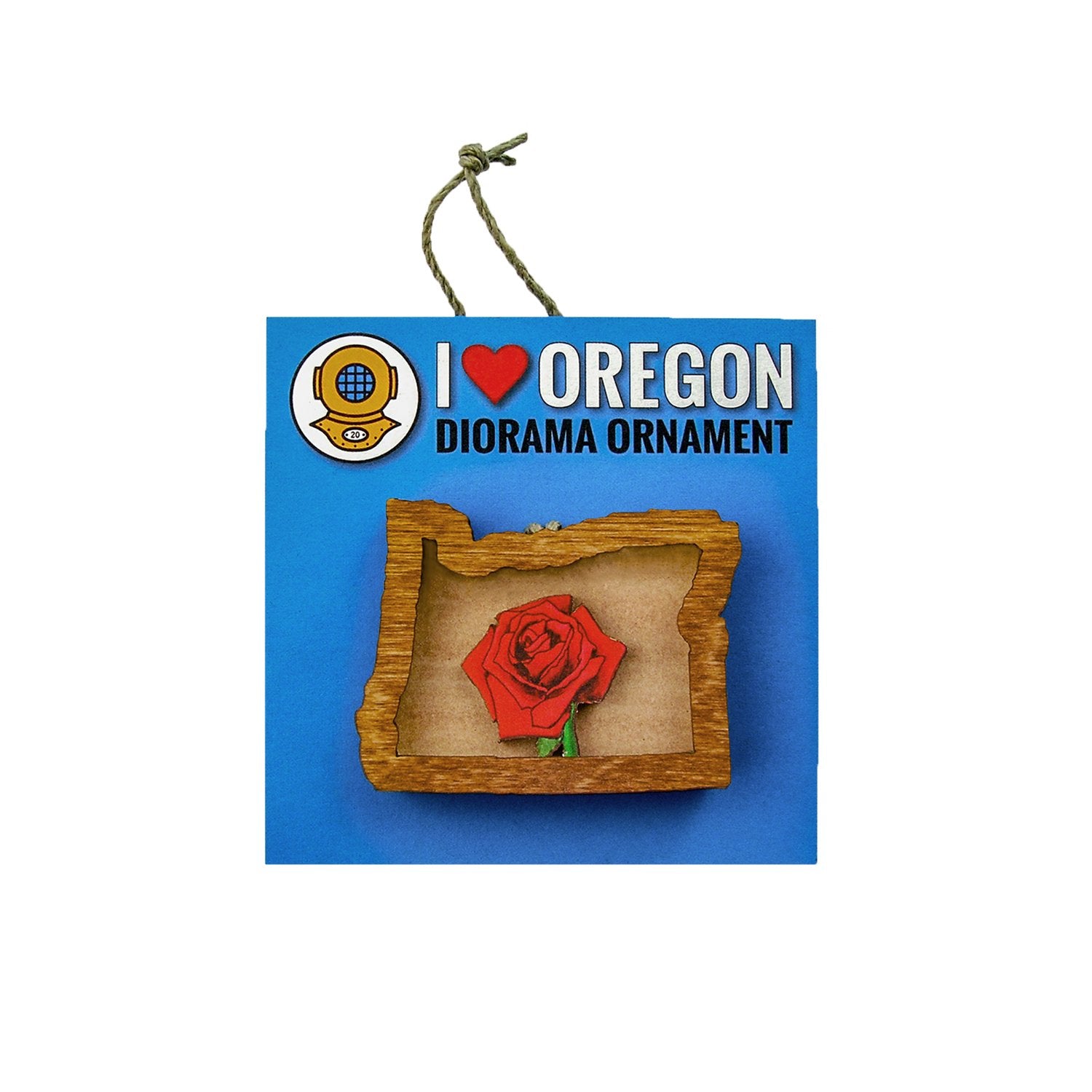 Oregon Wood Ornament - Ornaments - Hello From Portland
