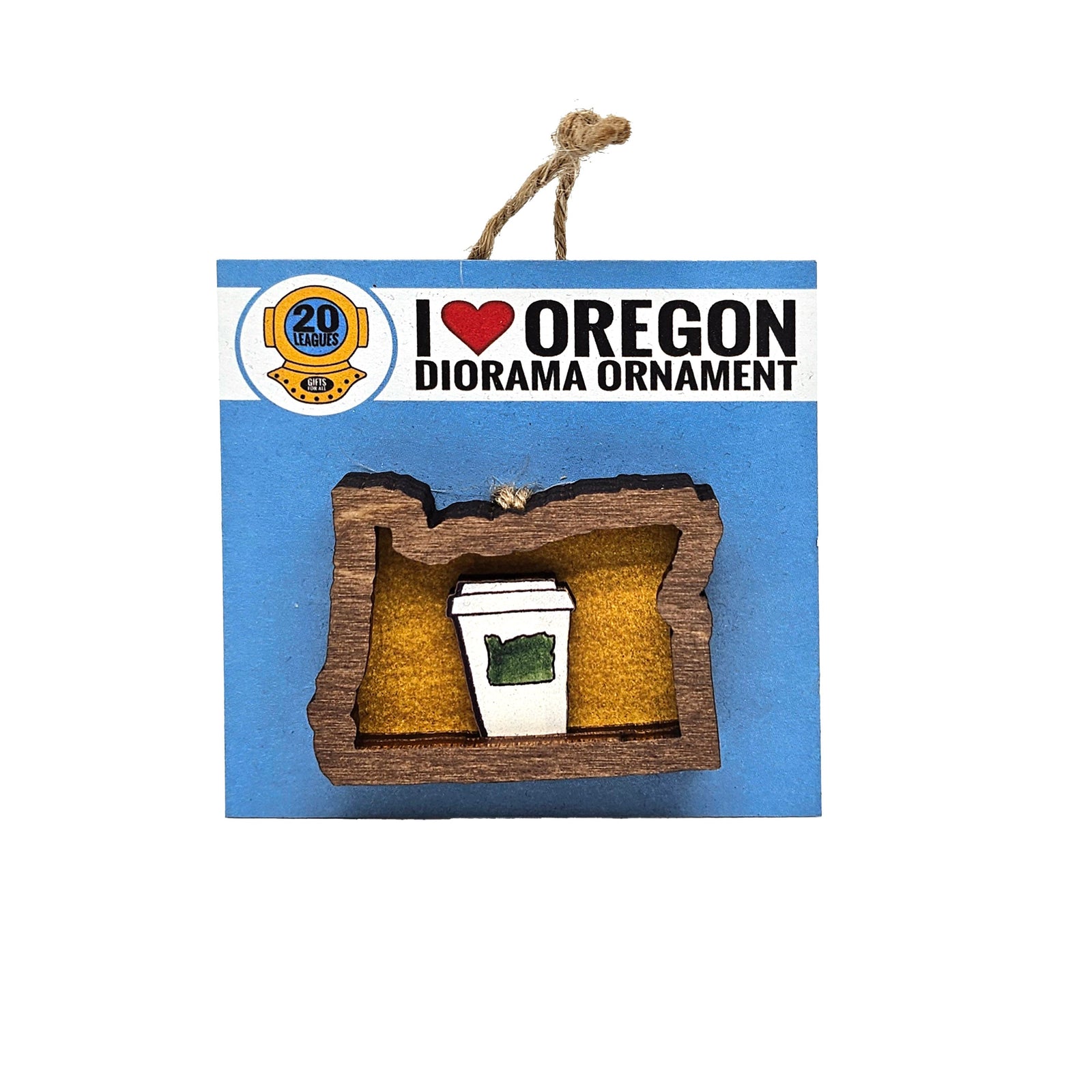 Oregon Wood Ornament - Ornaments - Hello From Portland
