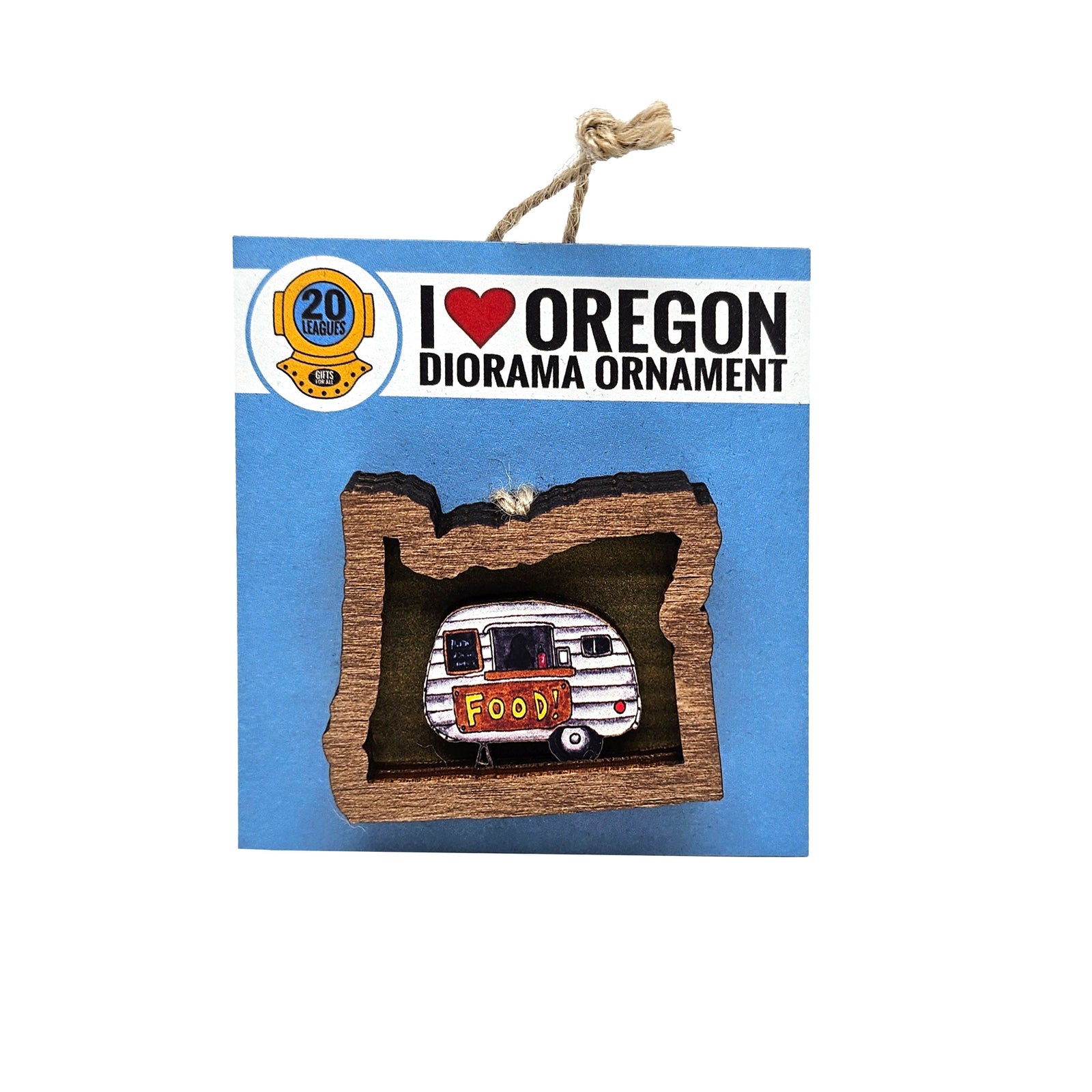 Oregon Wood Ornament - Ornaments - Hello From Portland