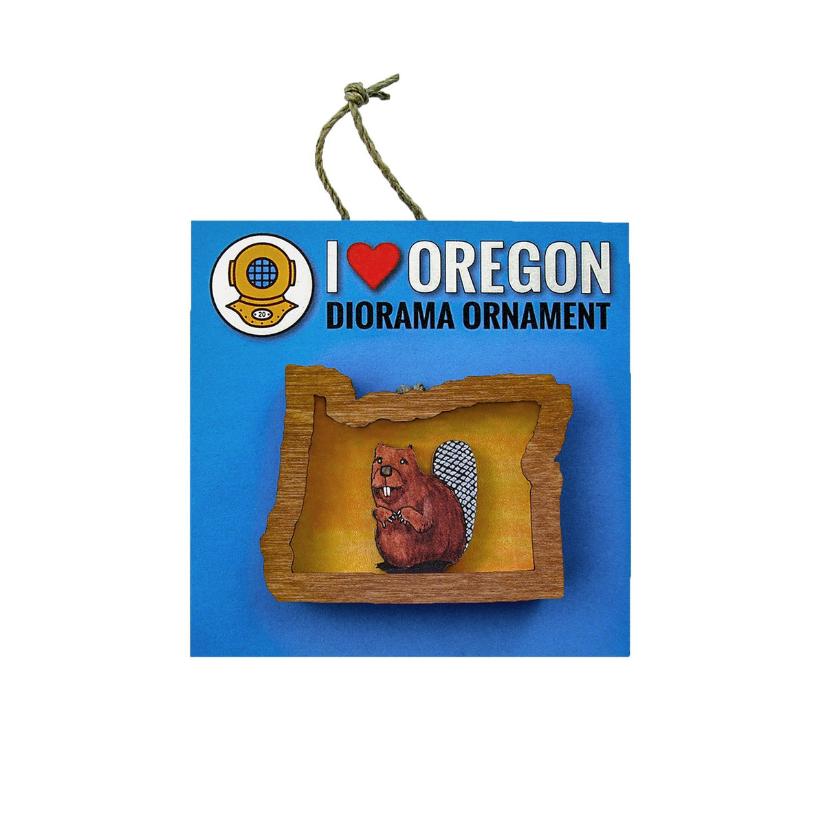 Oregon Wood Ornament - Ornaments - Hello From Portland