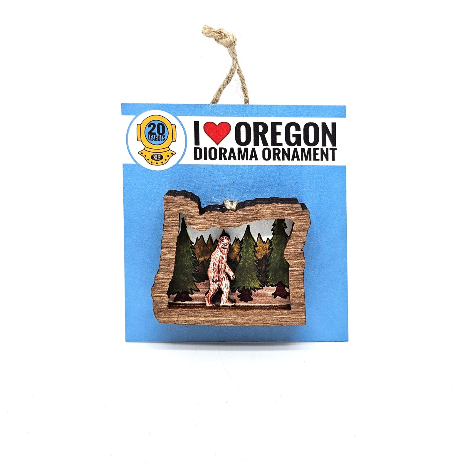 Oregon Wood Ornament - Ornaments - Hello From Portland