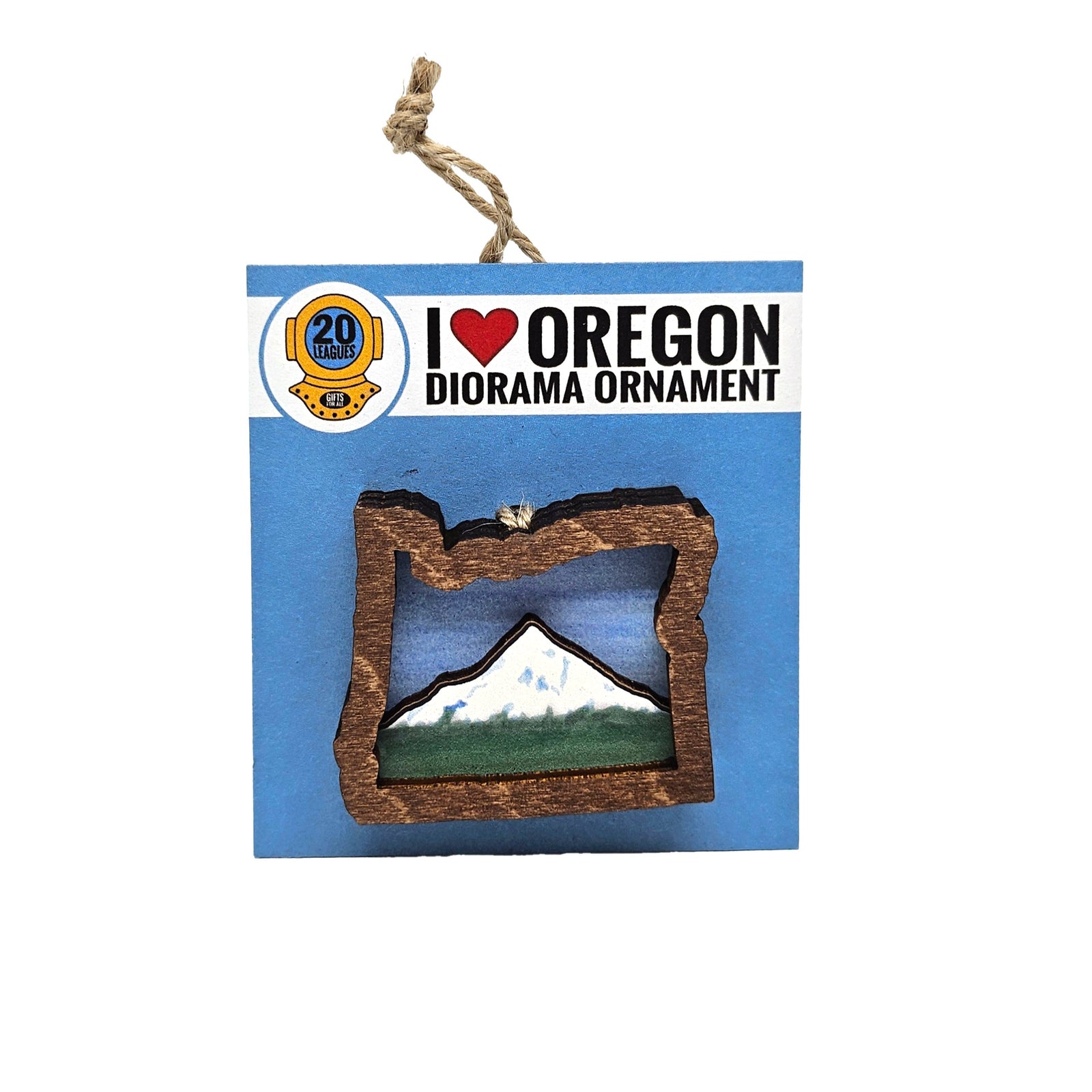 Oregon Wood Ornament - Ornaments - Hello From Portland